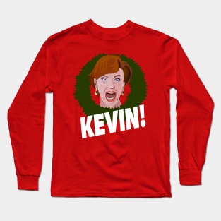 Home Alone KEVIN Cathrine O'Hara Long Sleeve T-Shirt